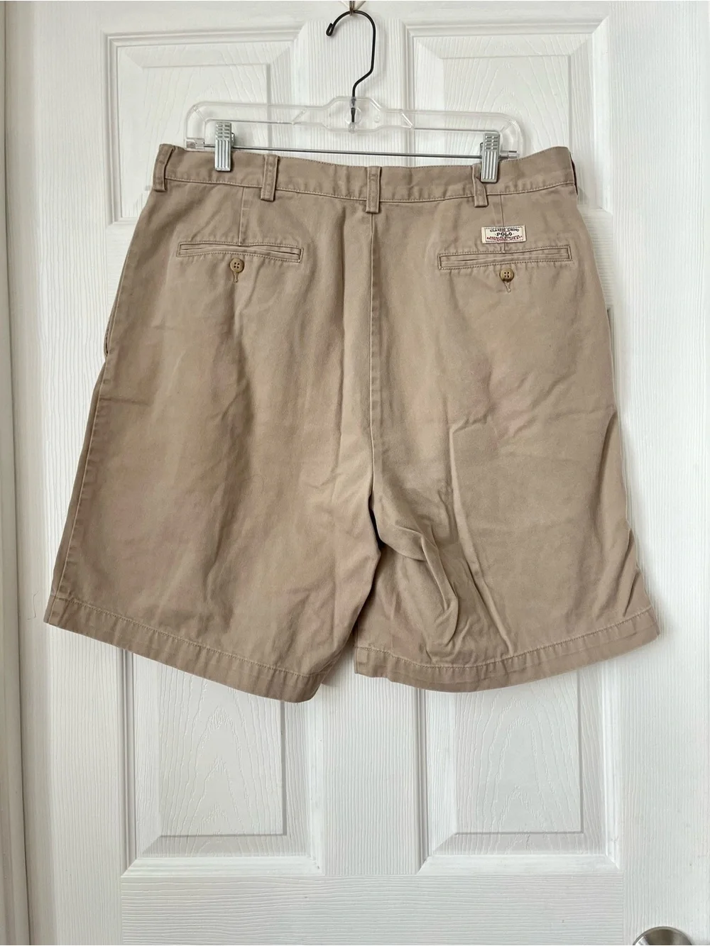 Polo Ralph Lauren Tyler short Pleated Khaki Shorts size 36